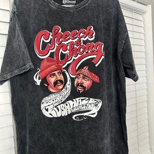 Check & Chong Graphic T-Shirt - Black